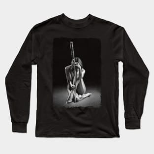 GIRL WITH KATANA Long Sleeve T-Shirt